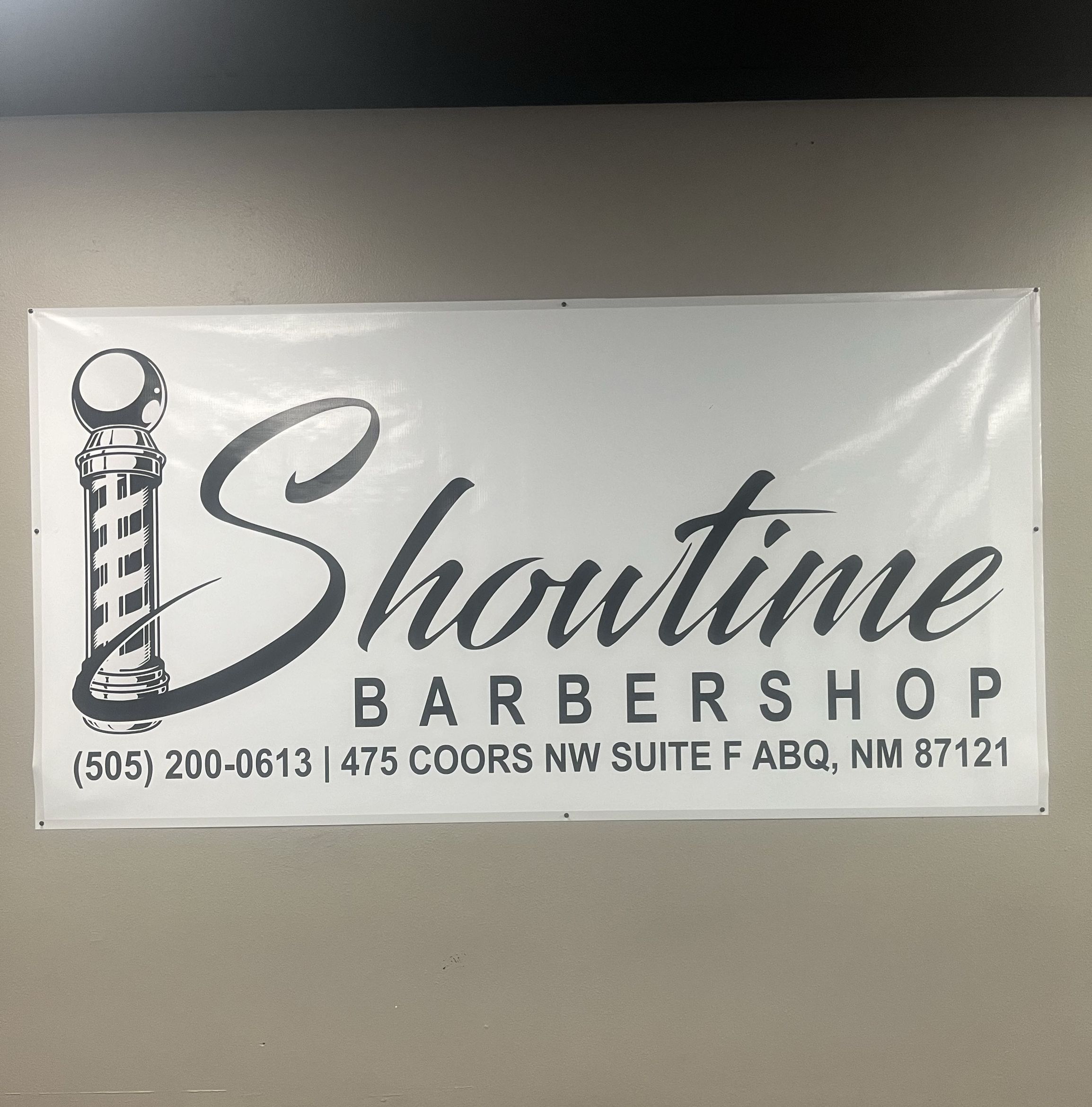 Showtime Barbershop, 475 Coors Blvd NW Ste F, F, Albuquerque, 87121