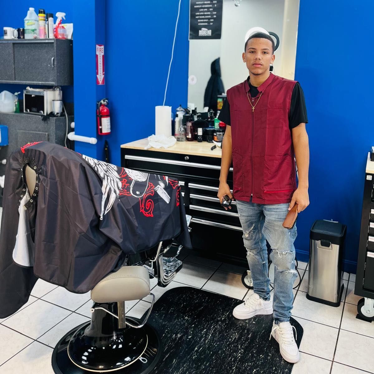 Yoneuri-chichi Barbershop, 40 norfolk St, 40, Dorchester, 02124