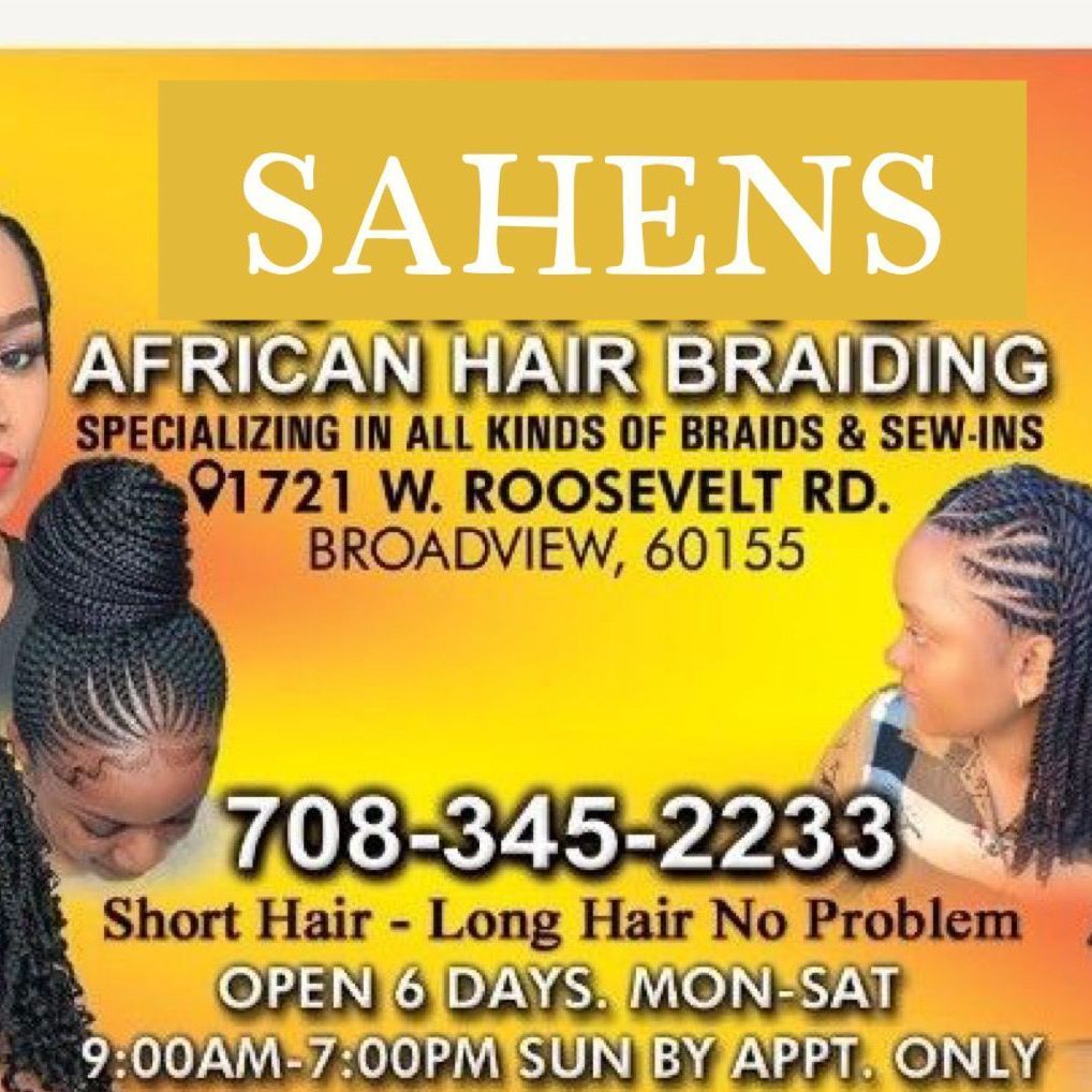 SAHENS MOTHERLAND AFRICAN HAIR, 1721 W Roosevelt Rd, Front Store, Broadview, 60155