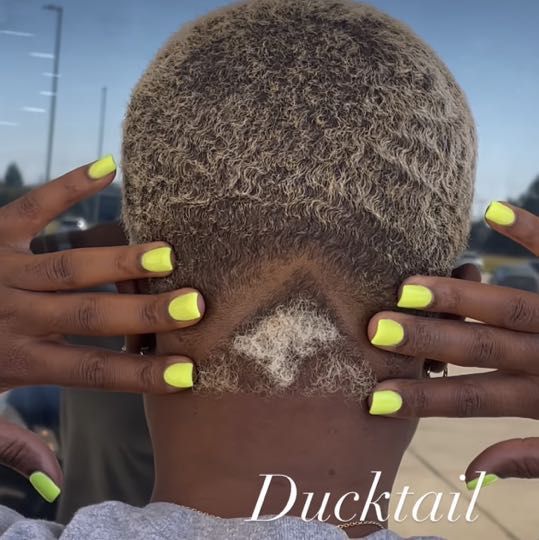 Ducktail /Mohawk haircut portfolio
