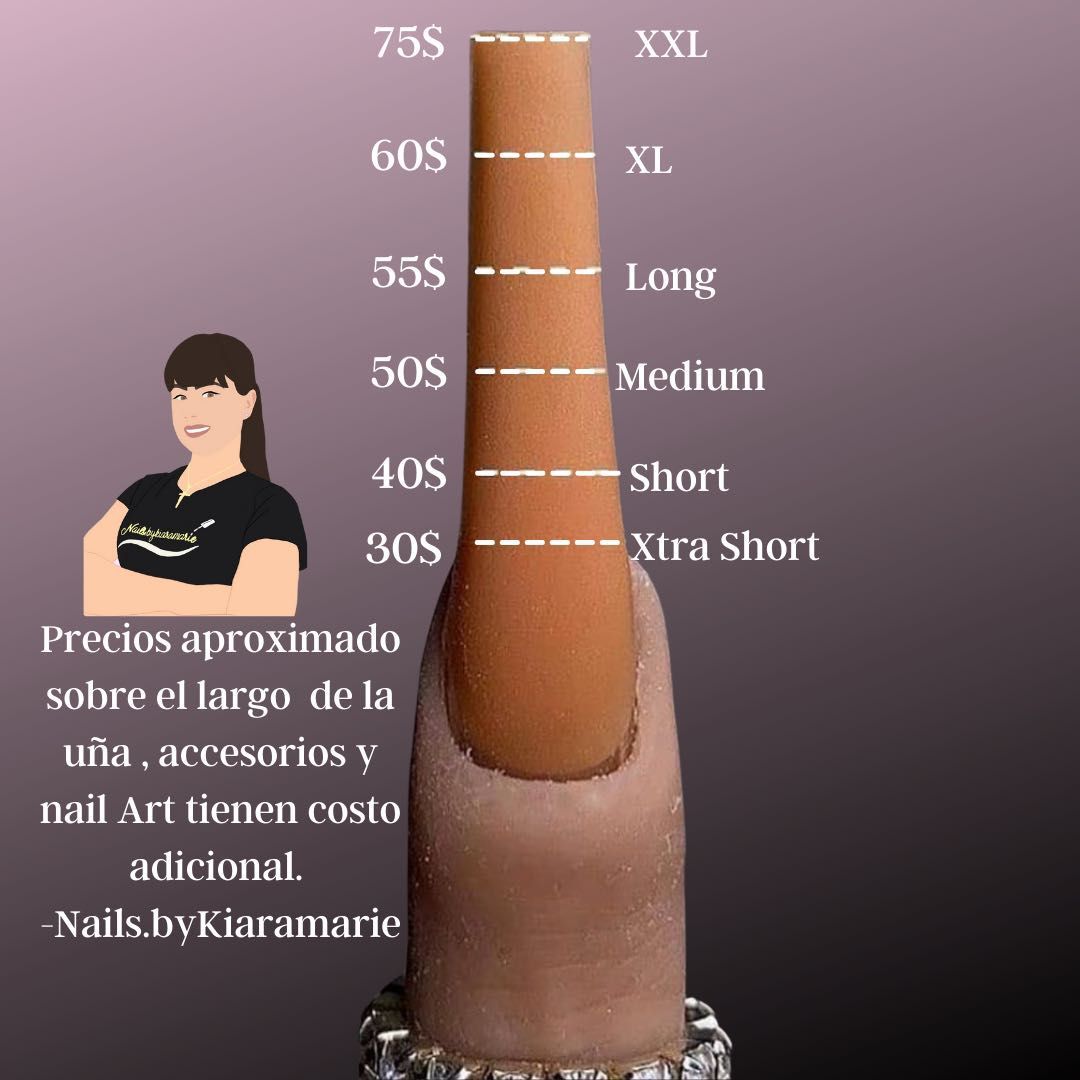 Full set uñas más larga de su uña natural o tip portfolio