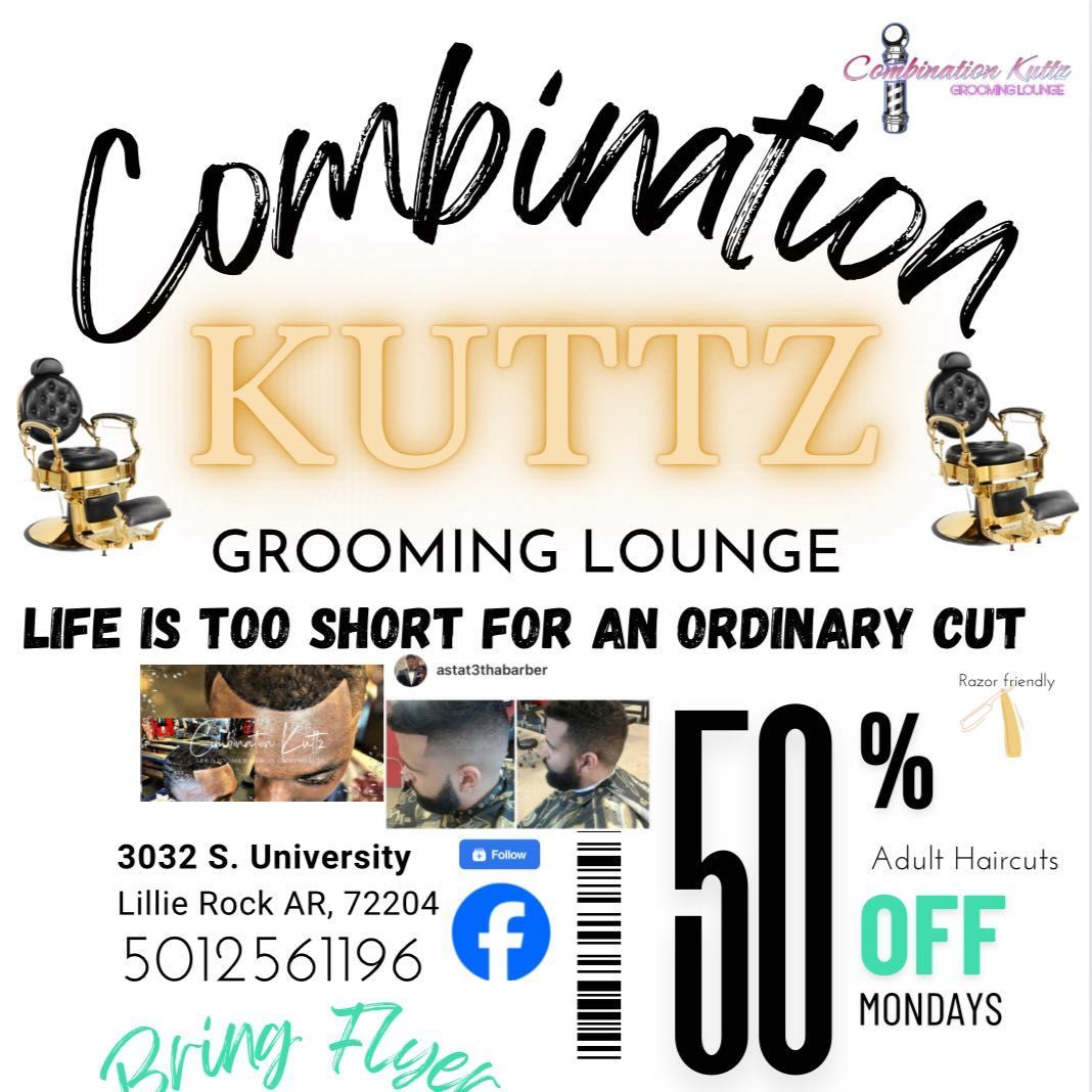 Combination Kuttz, 3032 S University Ave, Little Rock, 72204