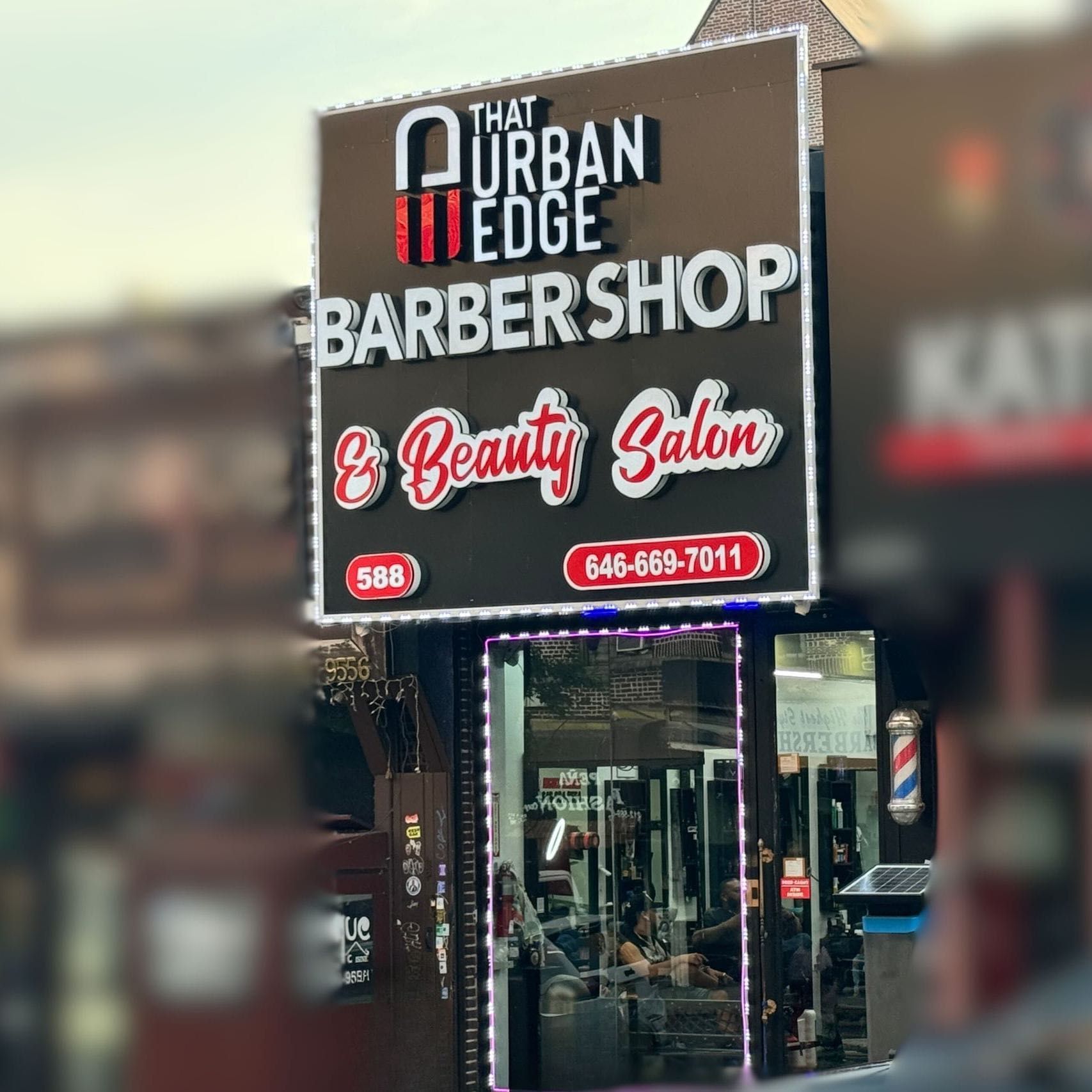 Inwood barbershop & beauty salon, 588 W 207th St, 588 w, New York, 10034