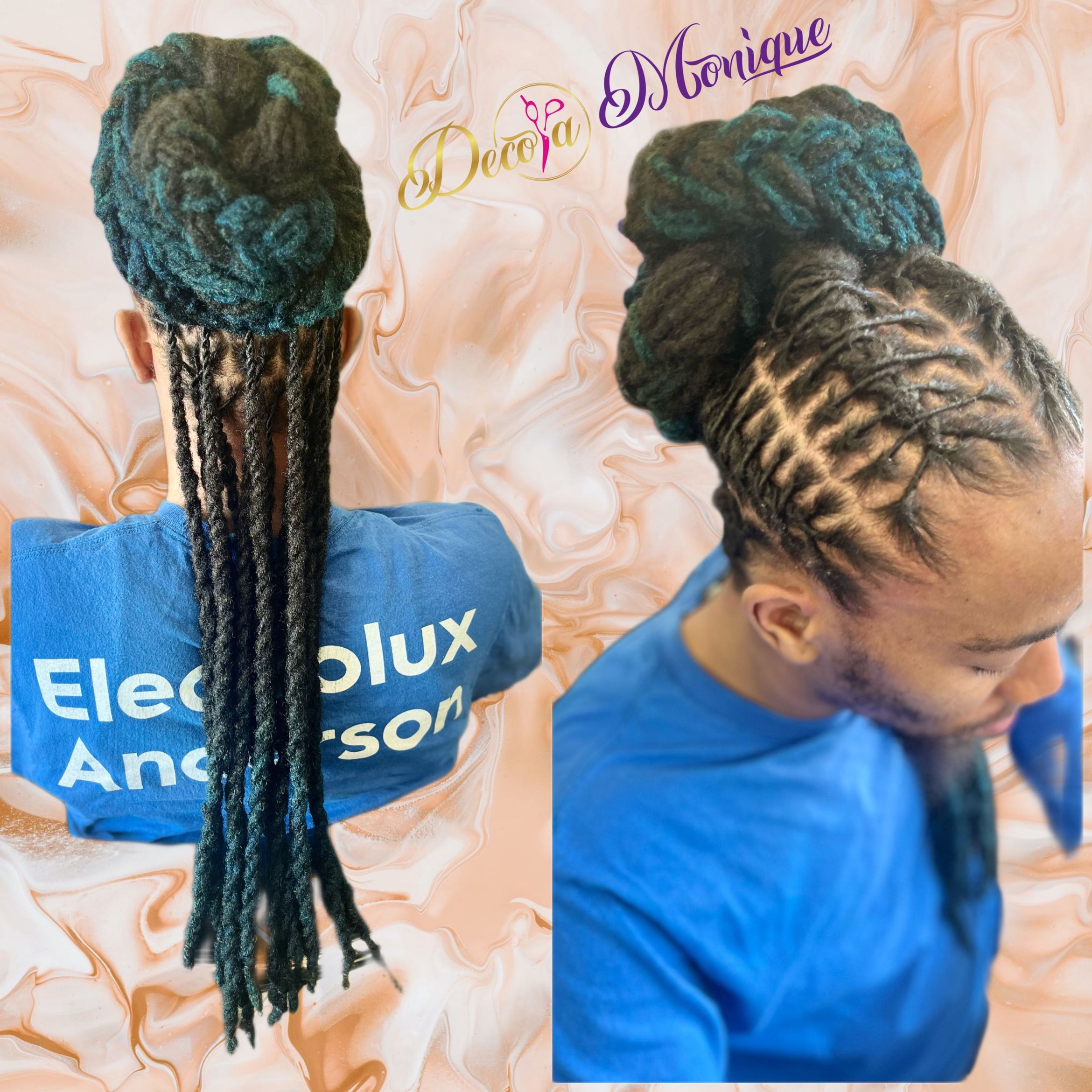 Style with dreads 30 inches or longer portfolio