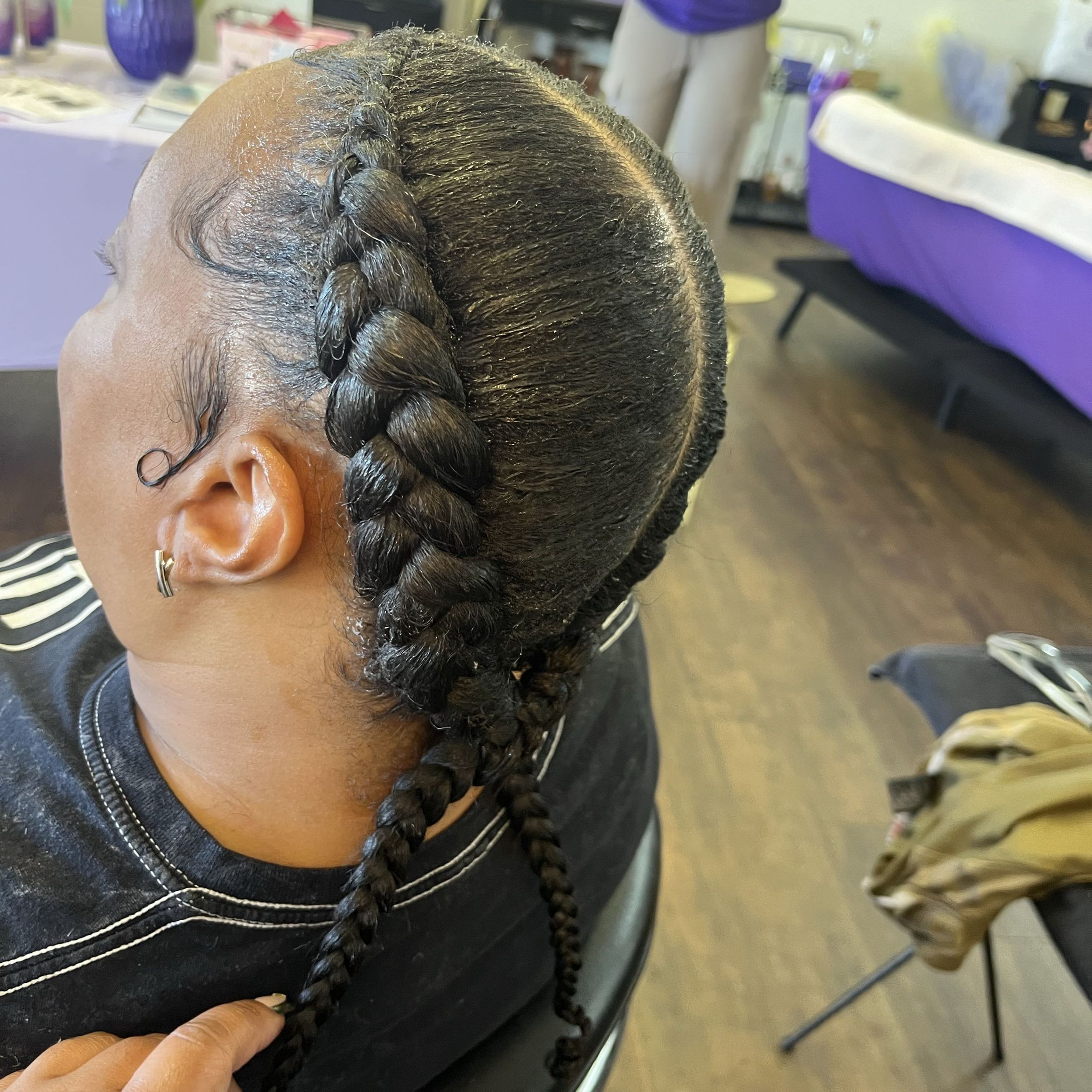 2 Feed in braids hair not included portfolio