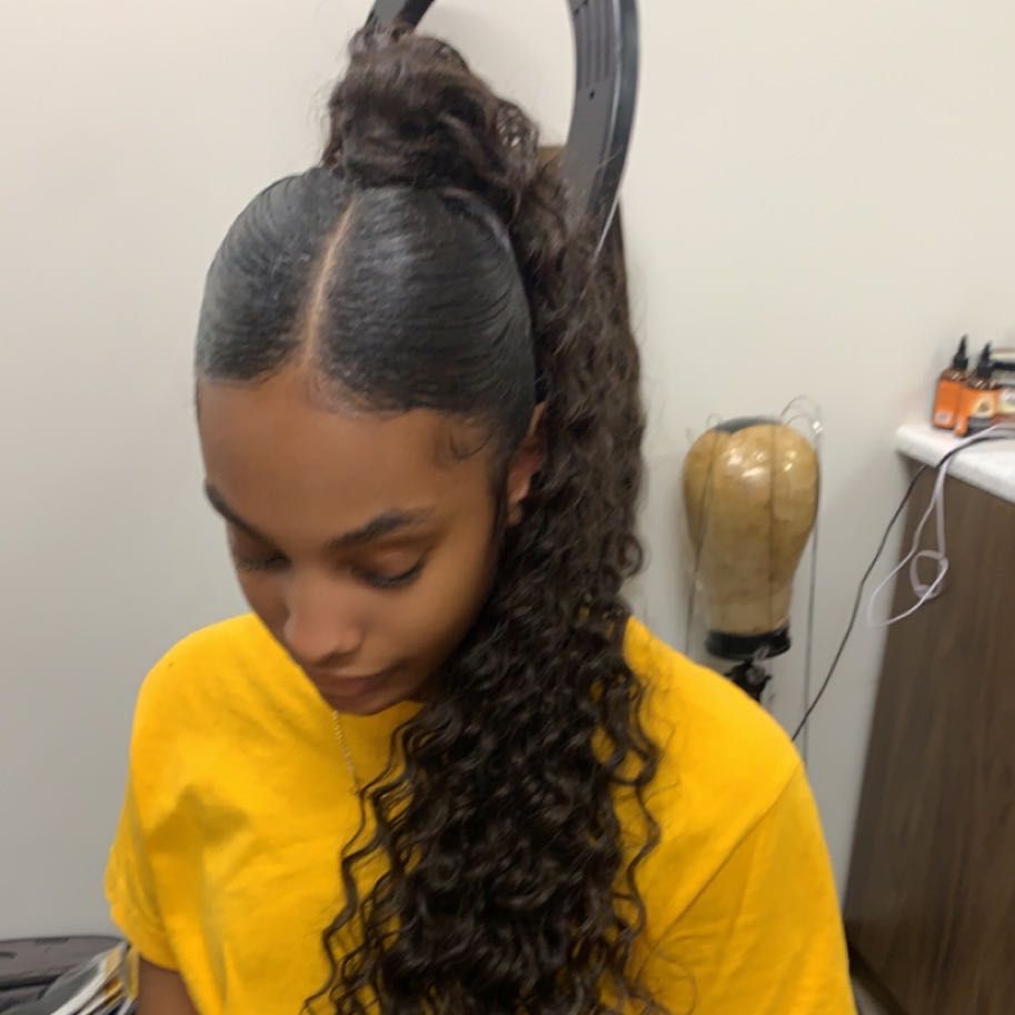 Extensions ponytail portfolio