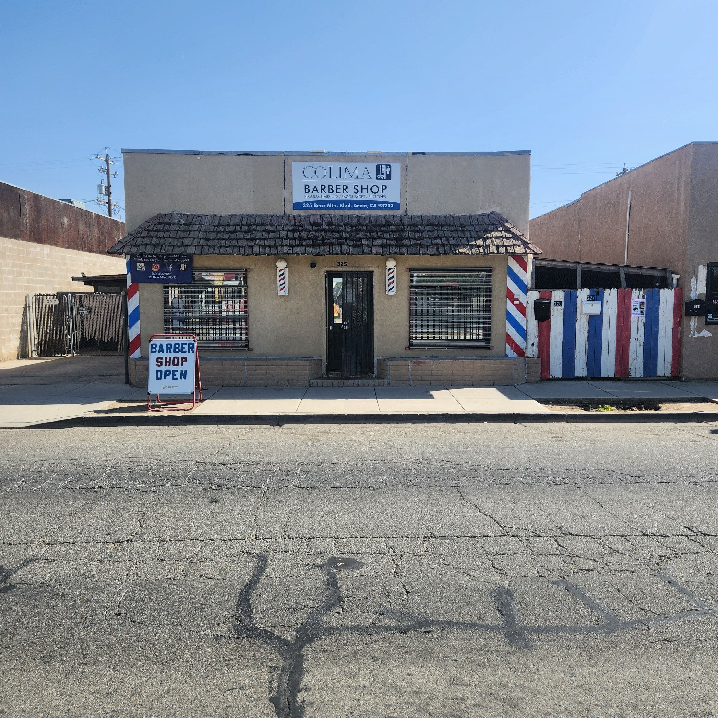 Colima BARBER SHOP, 325 Bear Mountain Blvd, Arvin, 93203