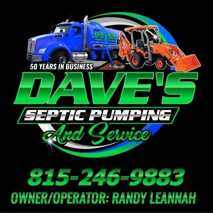 Dave's Septic Pumping & Service, 3409 E 2375th Rd, Marseilles, 61341