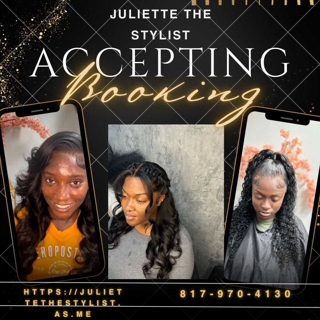 Juliettethestylist, 3415 south cooper street, 106, Arlington, 76015