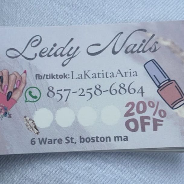 Leidy nail, 6 Ware St, Dorchester, 02125