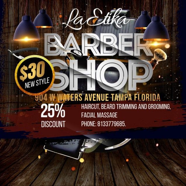 La Etica Barbershop, 904 W Waters Ave, 904 W Waters Ave, Tampa, 33604