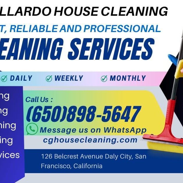 Cruz Gallardo House Cleaning, 126 Belcrest Ave, Daly City, 94015