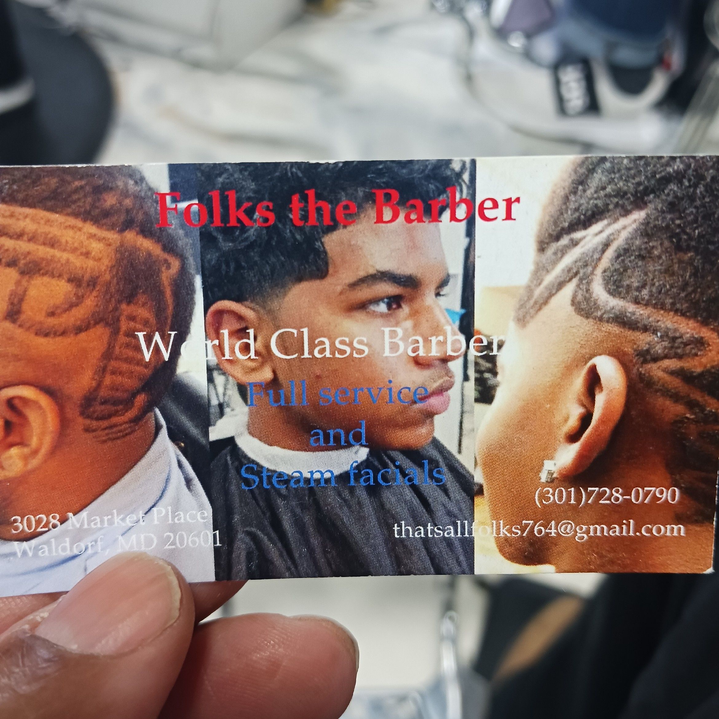 Folks The Barber, 3028 Waldorf Market Pl, Waldorf, 20603