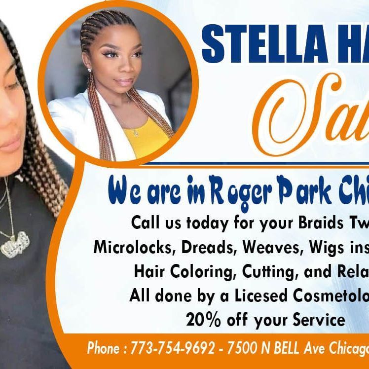 Stella Hair Salon, 7500 N Bell Ave, Chicago, 60645