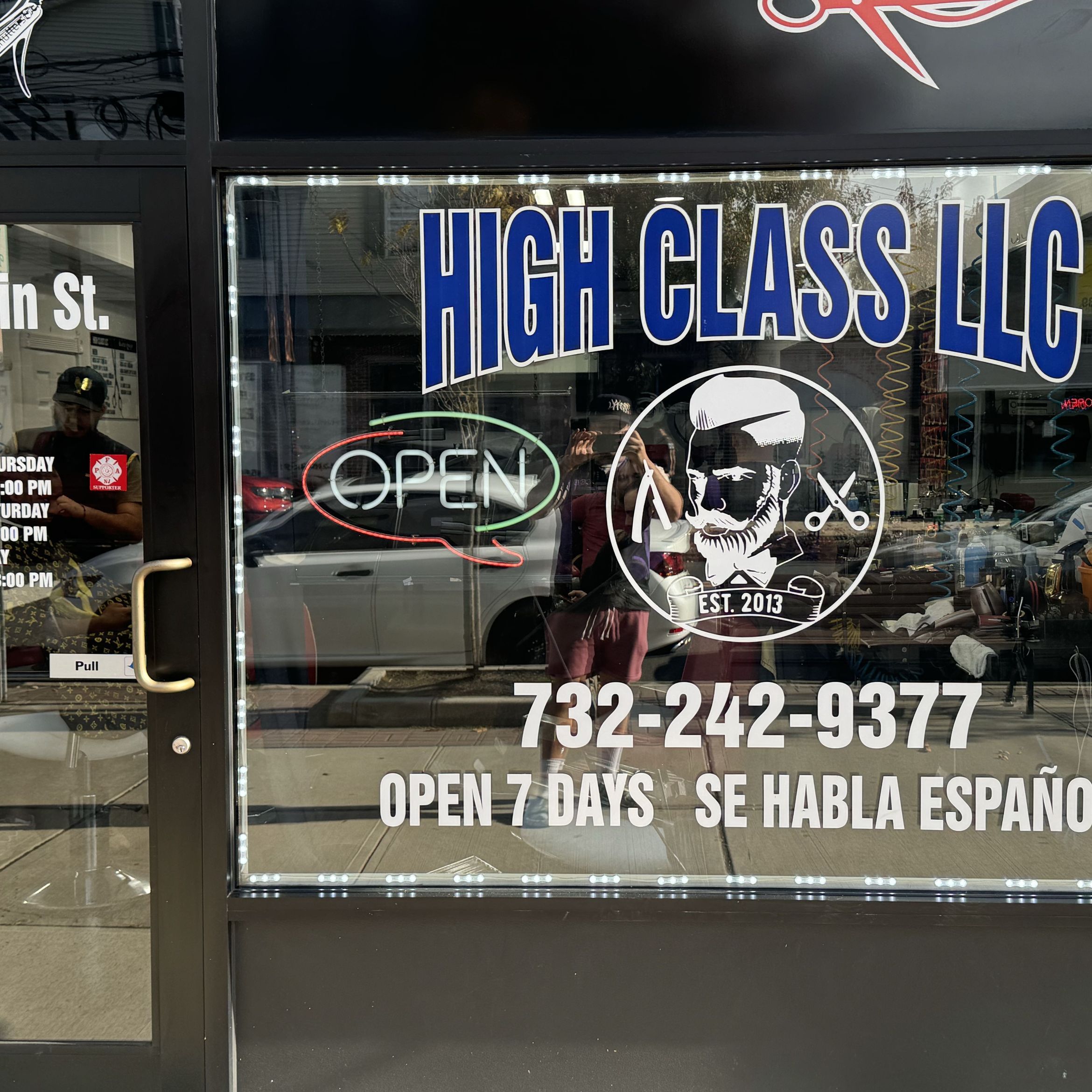 high class barber shop, 134 Main St, Matawan, 07747