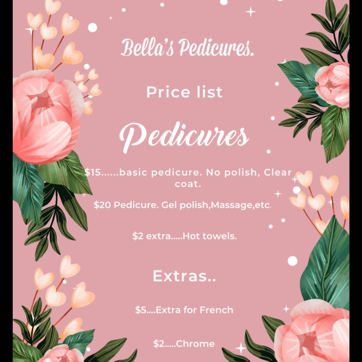 Bella’s Pedicures<3, 3230 Manassas Ln, Corpus Christi, 78410