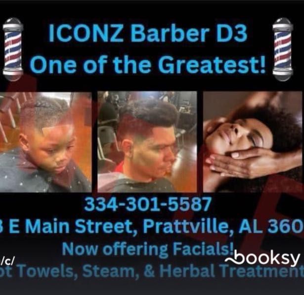 Iconz Facials & Cuts, 703 E Main St, Prattville, 36067