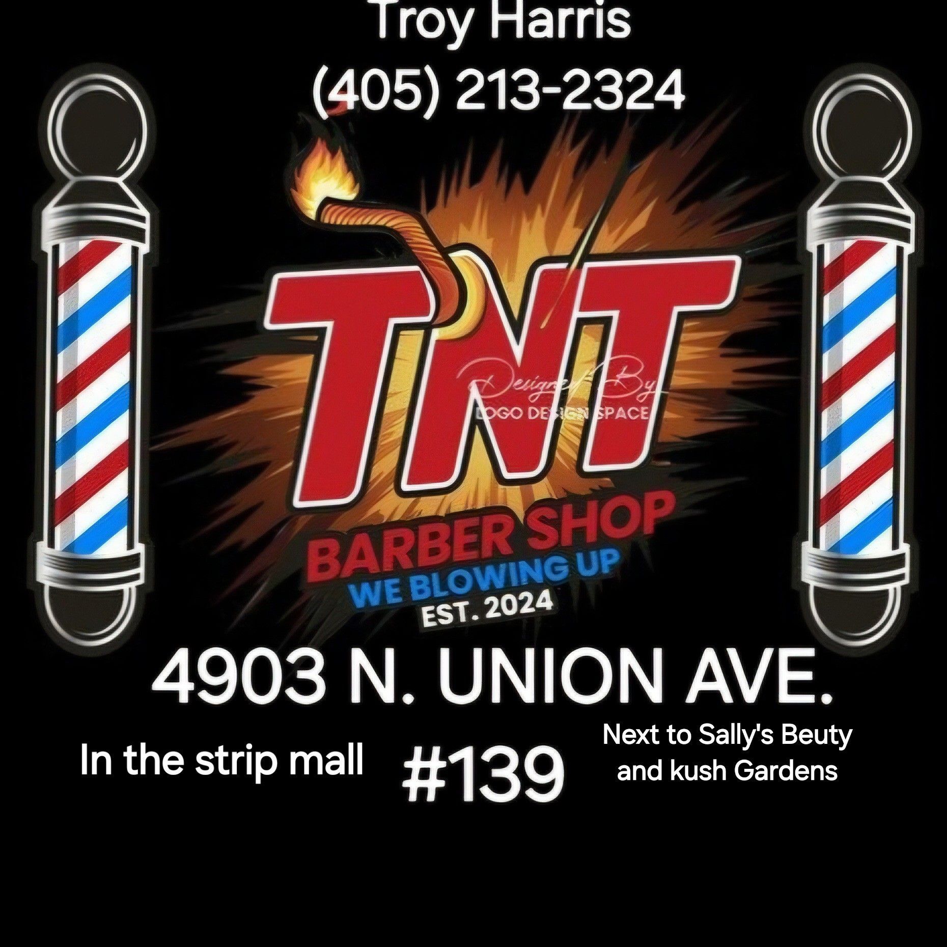 TnT Barber Shop, 4903 N Union Ave, Shawnee, 74804