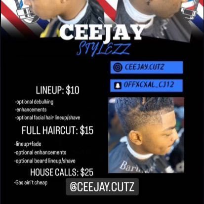 Ceejay Sty1ez, 547 Covered Bridge Pkwy, Prattville, 36066