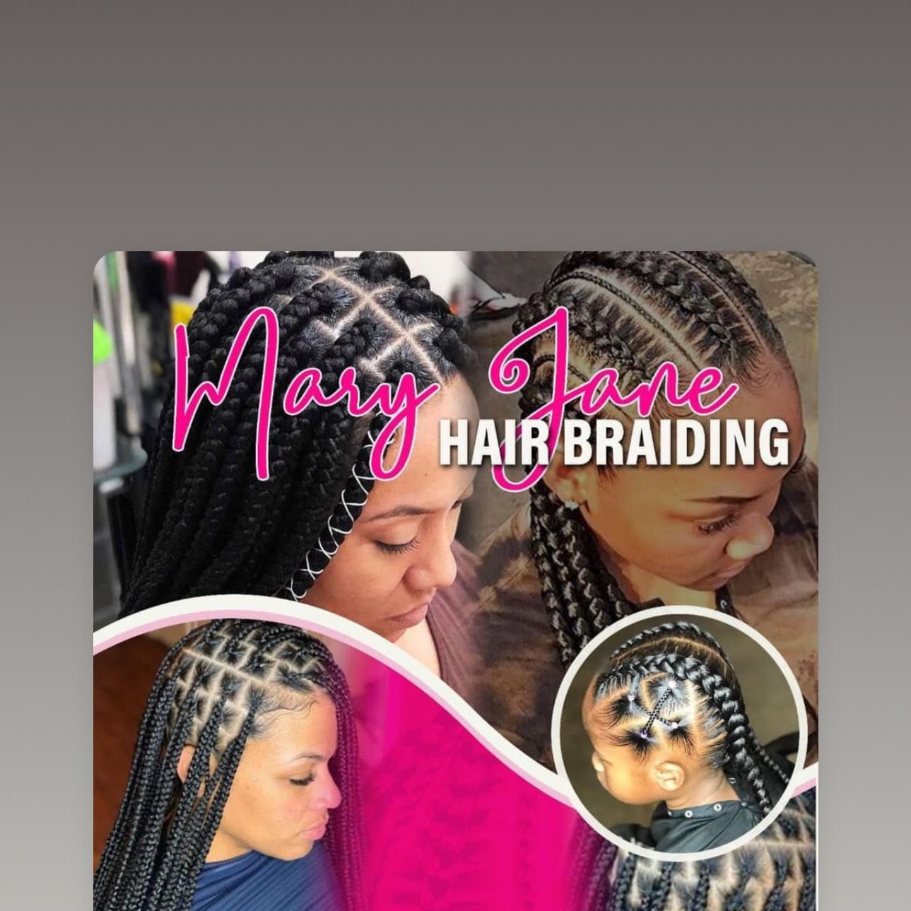 MJ braiding, 113 W 2nd Ave, Roselle, 07203