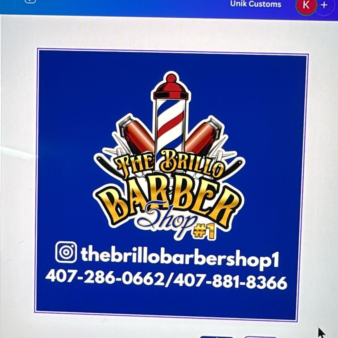 The Brillo barbershop #1, 7455 W Colonial Dr, 7455 W Colonial Dr, Orlando, FL 32818, Orlando, 32818