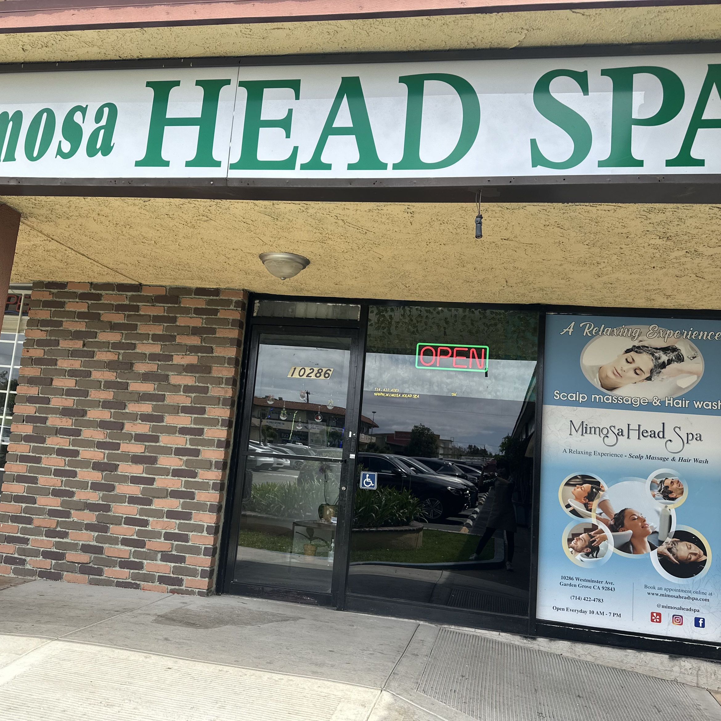 Mimosa head spa.com, 10286 Westminster Ave, Garden Grove, 92843