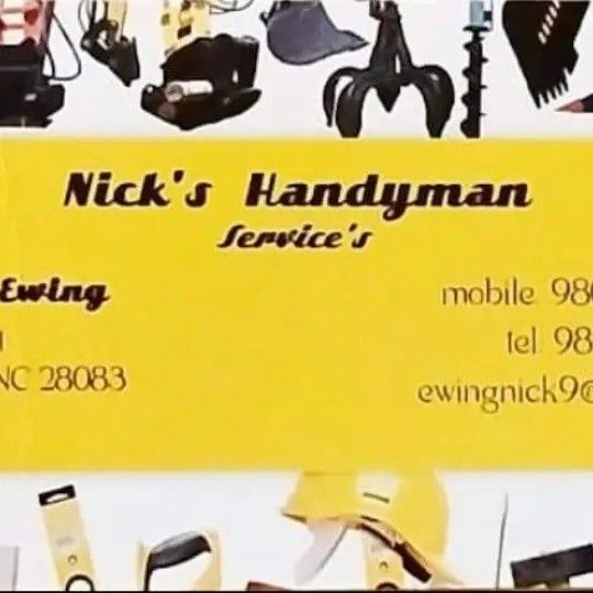 Nick's Handyman Services, Kannapolis, 28083