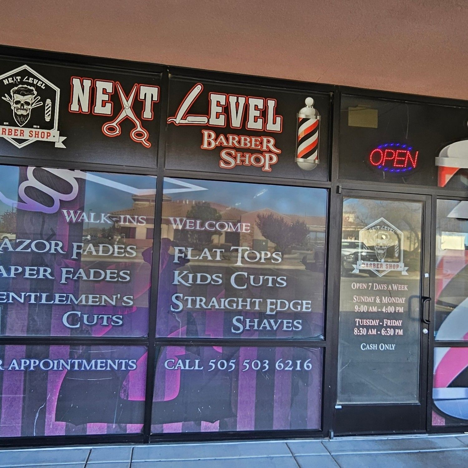 Next Level Barber Shop, 6510 Paradise Blvd NW, Albuquerque, 87114