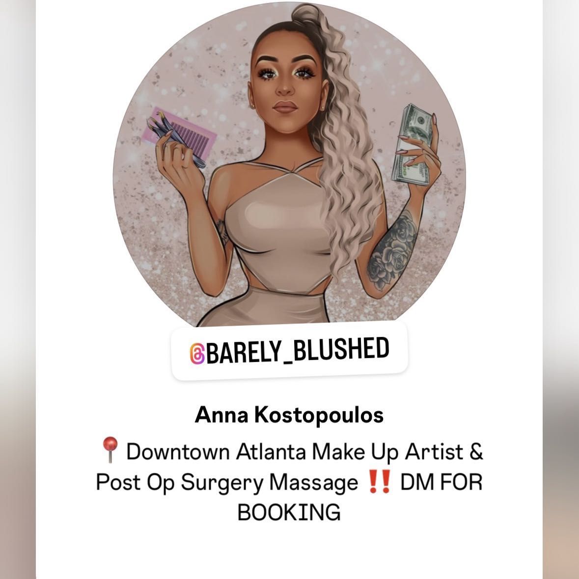 Barely Blushed Cosmetics, 410 wedgewood way, Atlanta, 30350