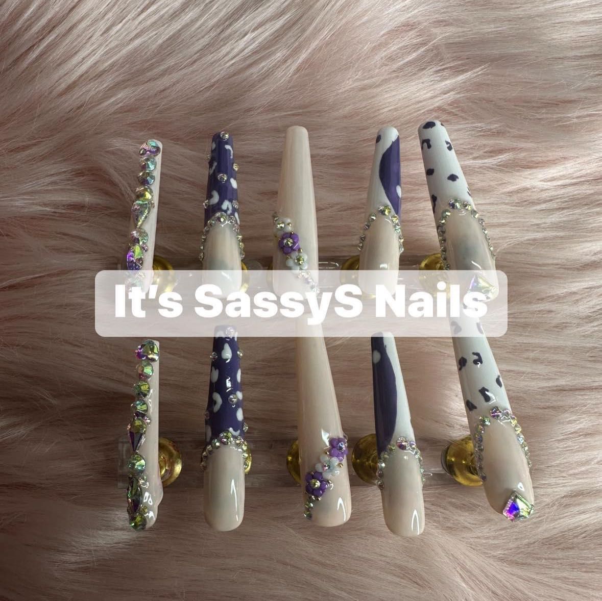 It's SassyS Nails, 156 Angie Dr, Felton, 19943