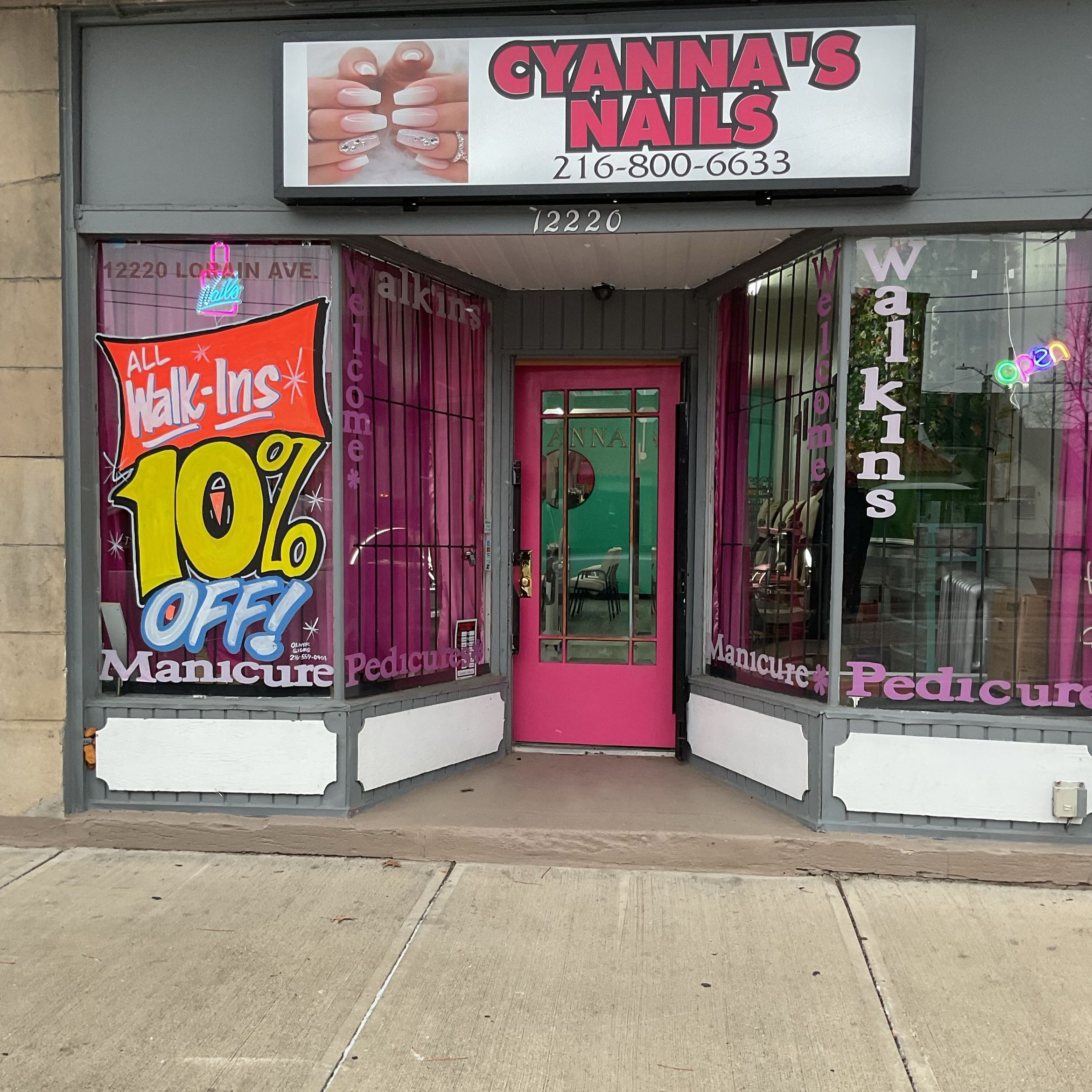 Cyannas Nails, 12220 Lorain Ave, Cleveland, 44111