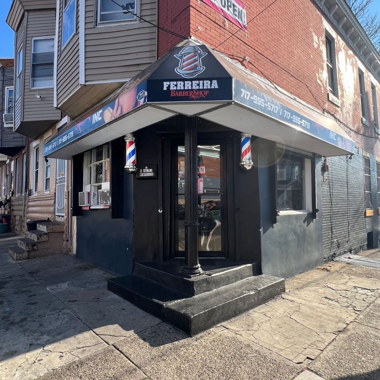 Ferreira barber shop, 120 E Ontario St, Philadelphia, 19134