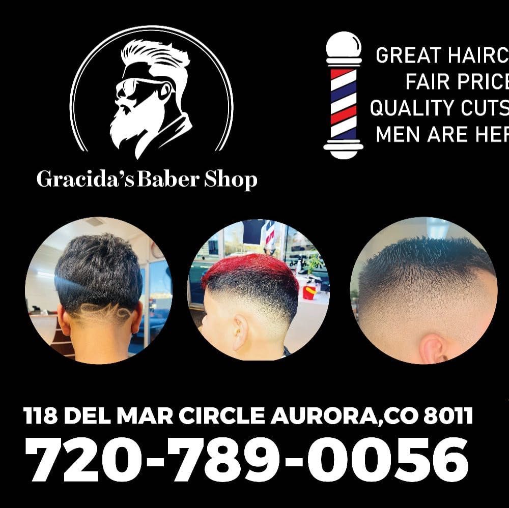 Gracida's Barber Shop, 118 N Del Mar Cir, Aurora, 80011