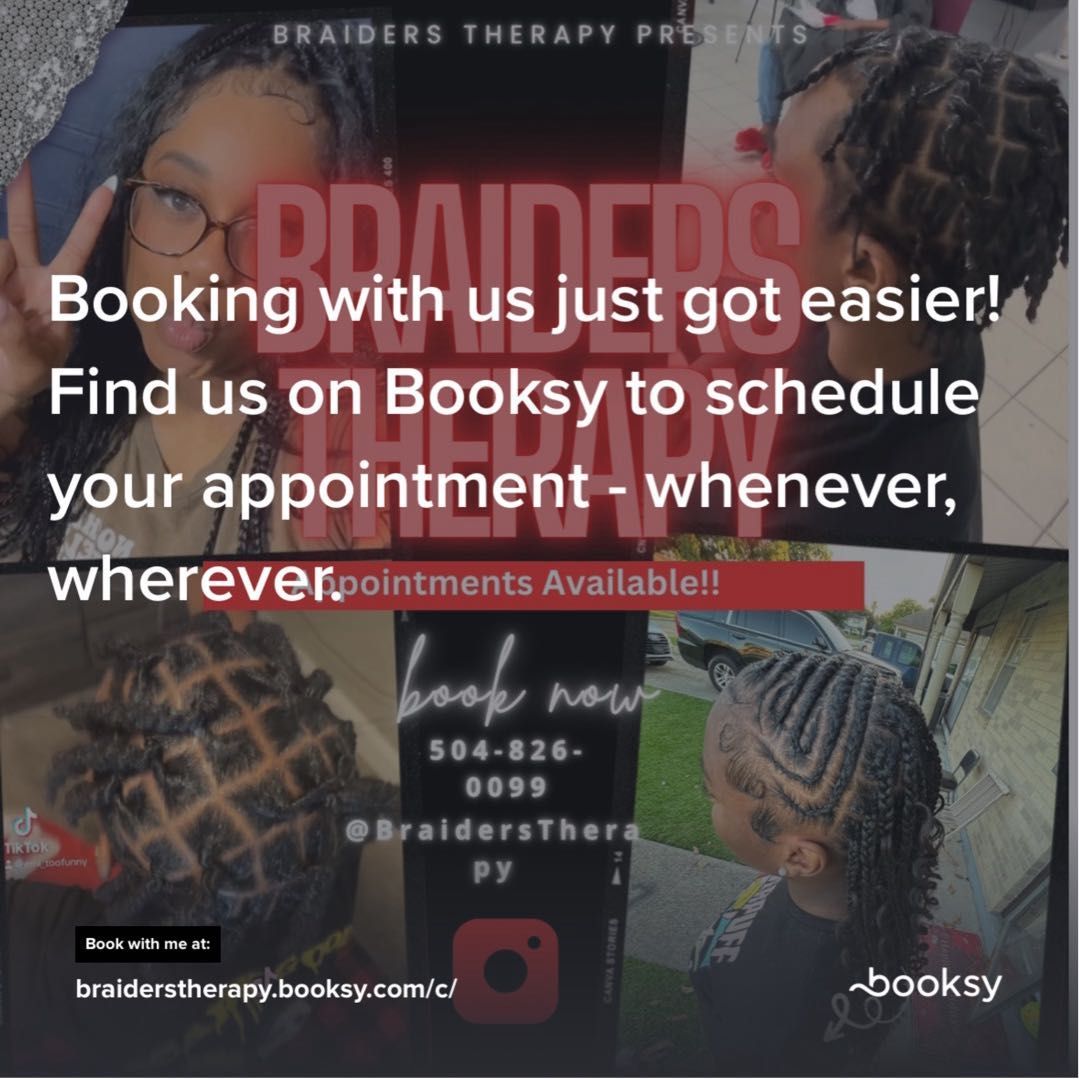 BraidersTherapy, 4211 westbank expressway suite 8, Marrero, 70072