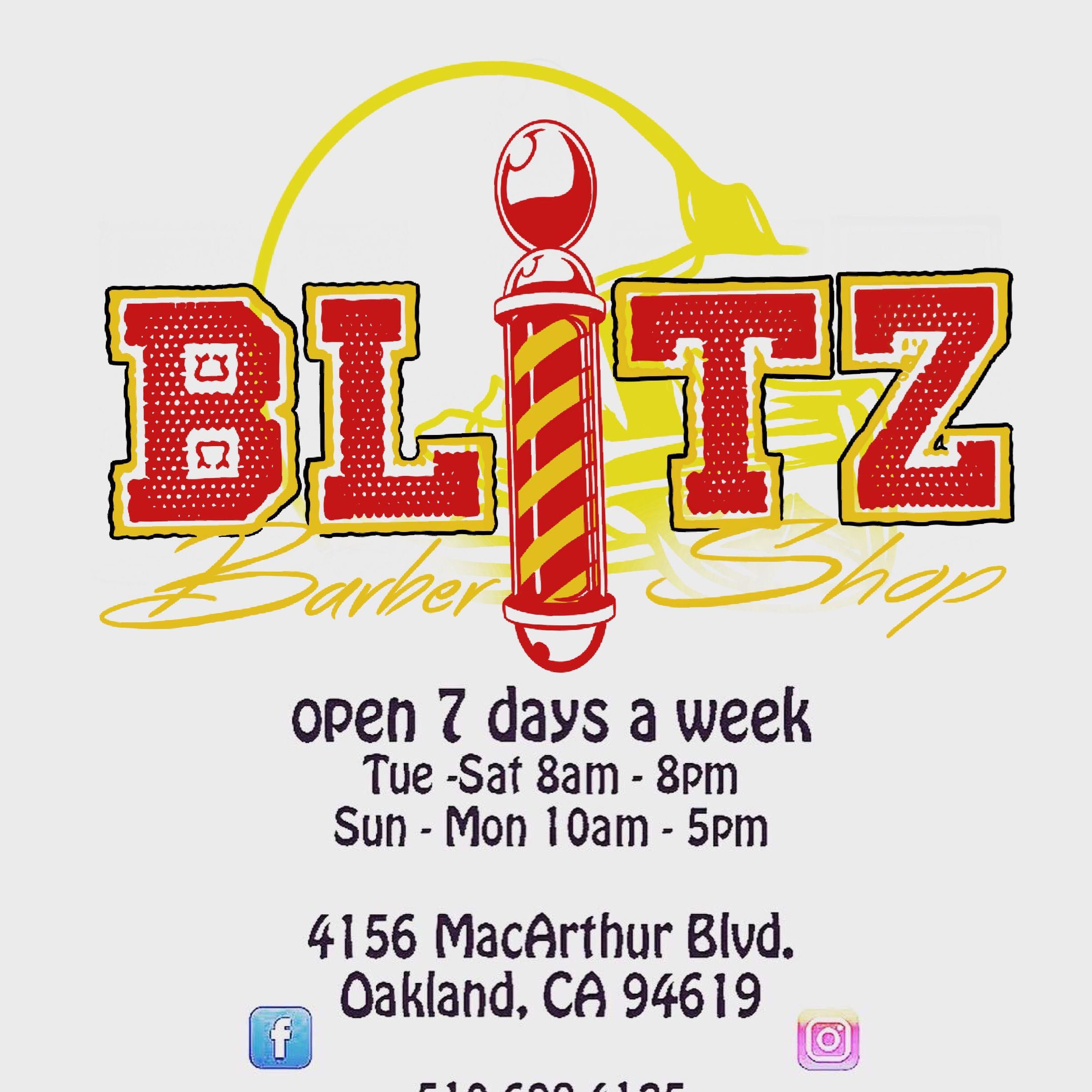 Blitz barbershop, 4156 MacArthur Blvd, Oakland, 94619