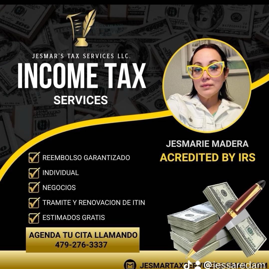 Jesmar's Tax Services, 2997 Braxton Ave, Springdale, 72764