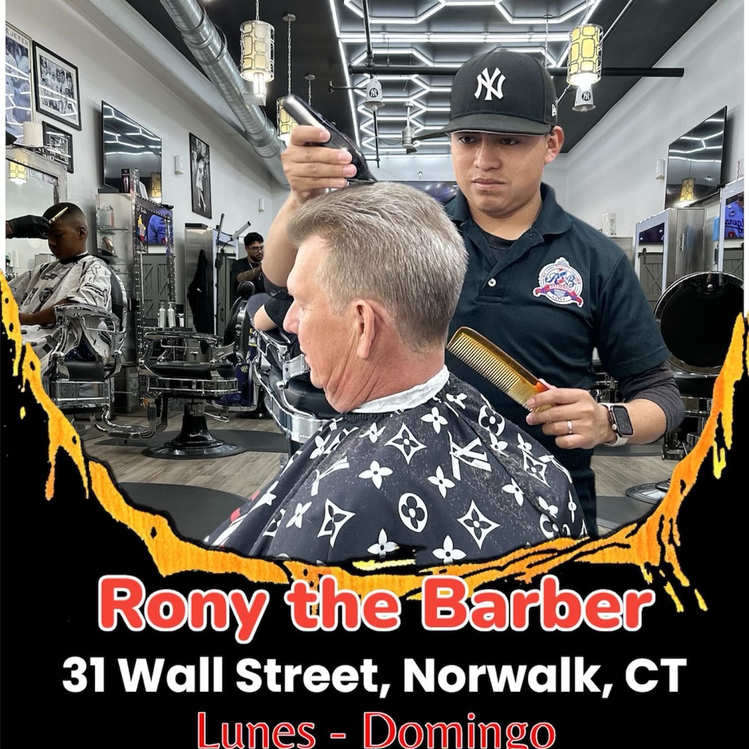 Rony_the_barber, 31 Wall St, Norwalk, 06850