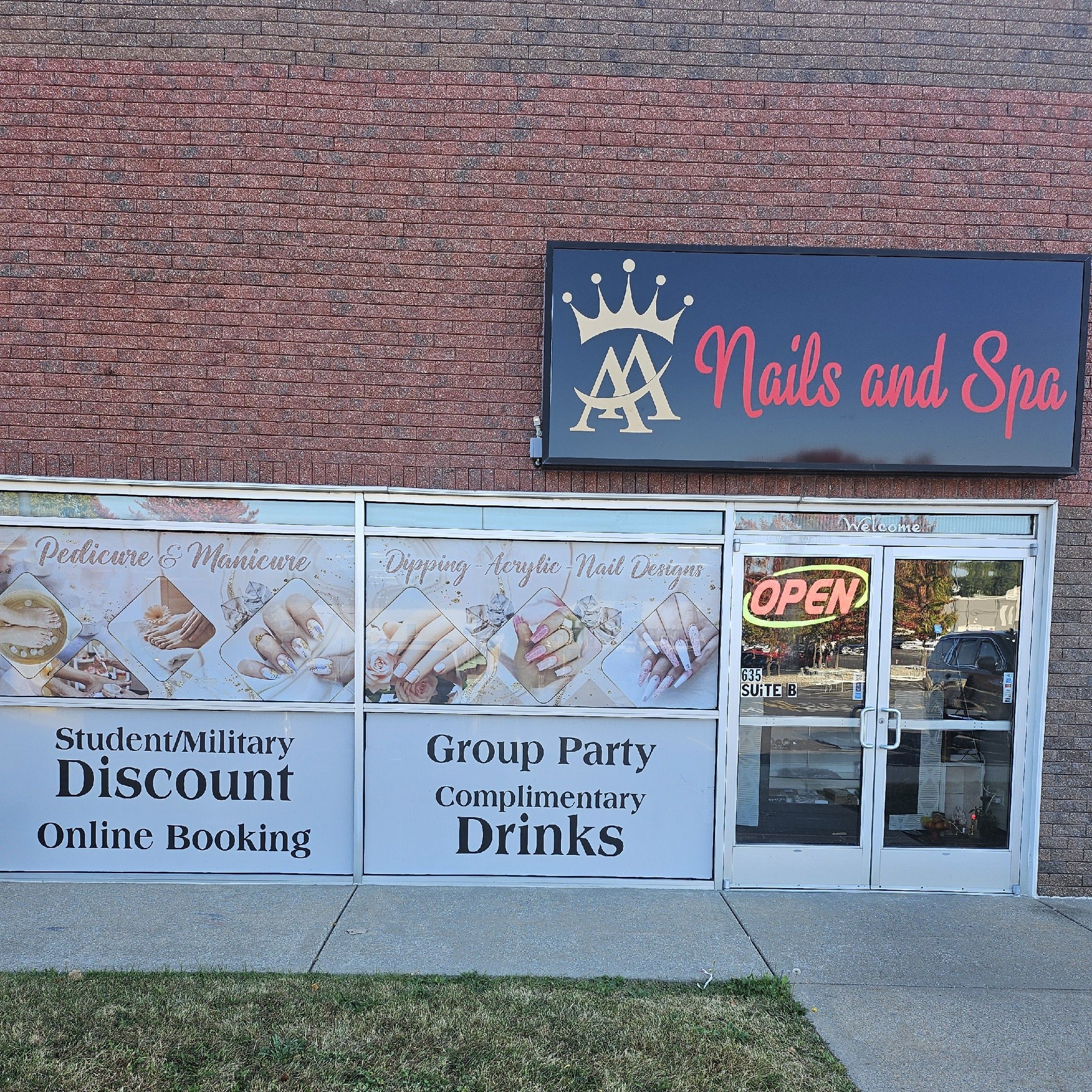 AA nails and spa, 635 N 9th St suite b, Kalamazoo, 49009