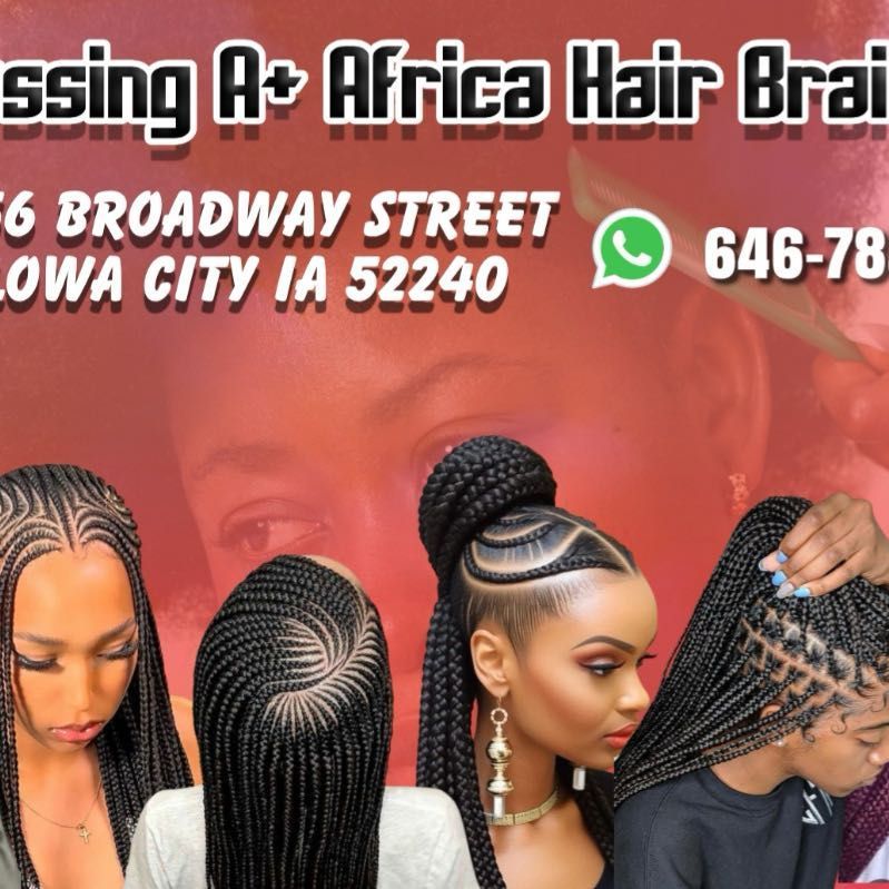 Blessing A+ Africa hair Braiding, 1956 Broadway St, Iowa City, 52240