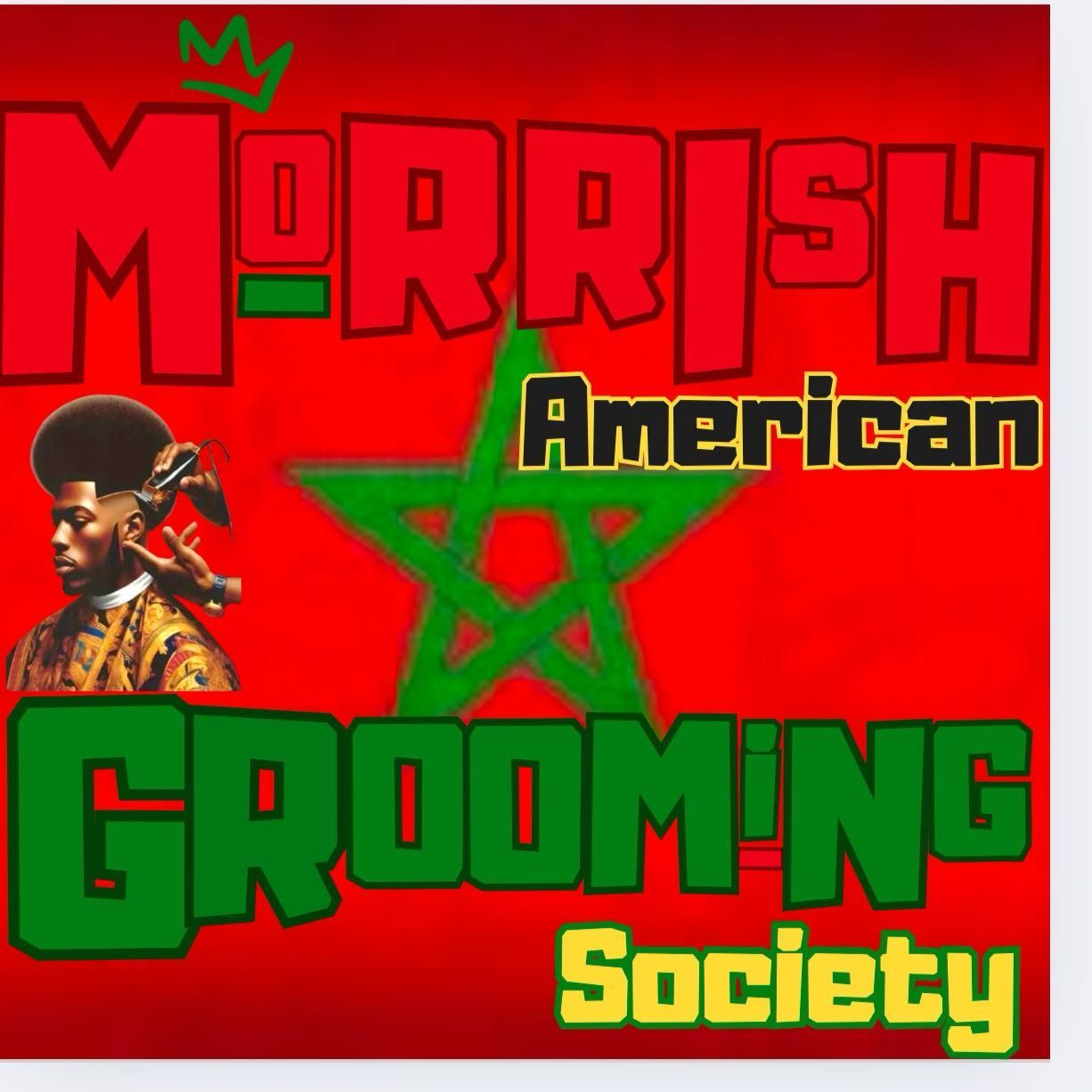 Moorish American groom scocirty barbershop, 9212 S Commercial Ave, Chicago, 60617