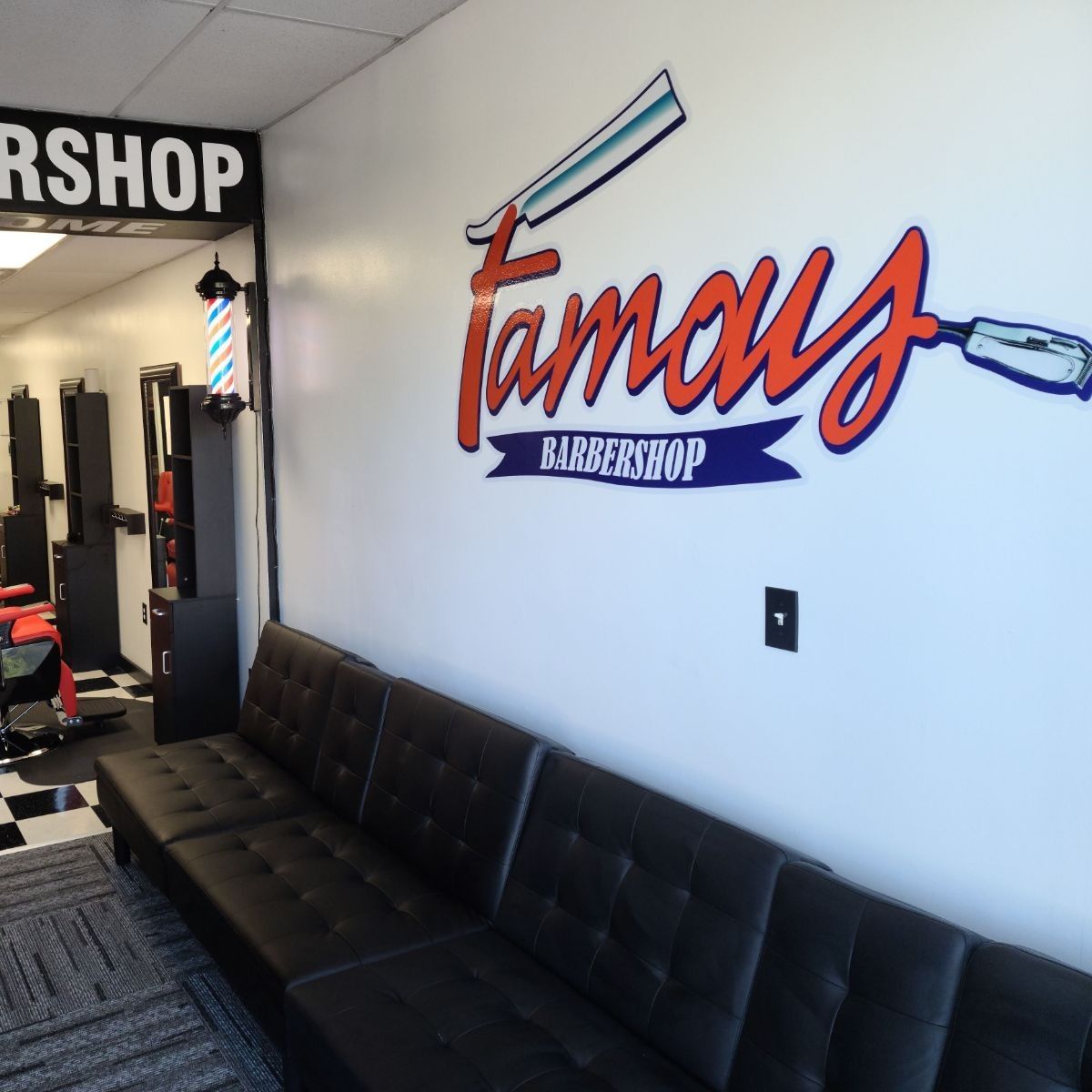 Jr Bennett at "Famous Barbershop", 431 Electric Ave, Lunenburg, 01462