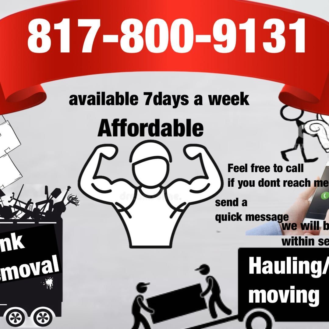 Moving/junk removal, Arlington, 76001