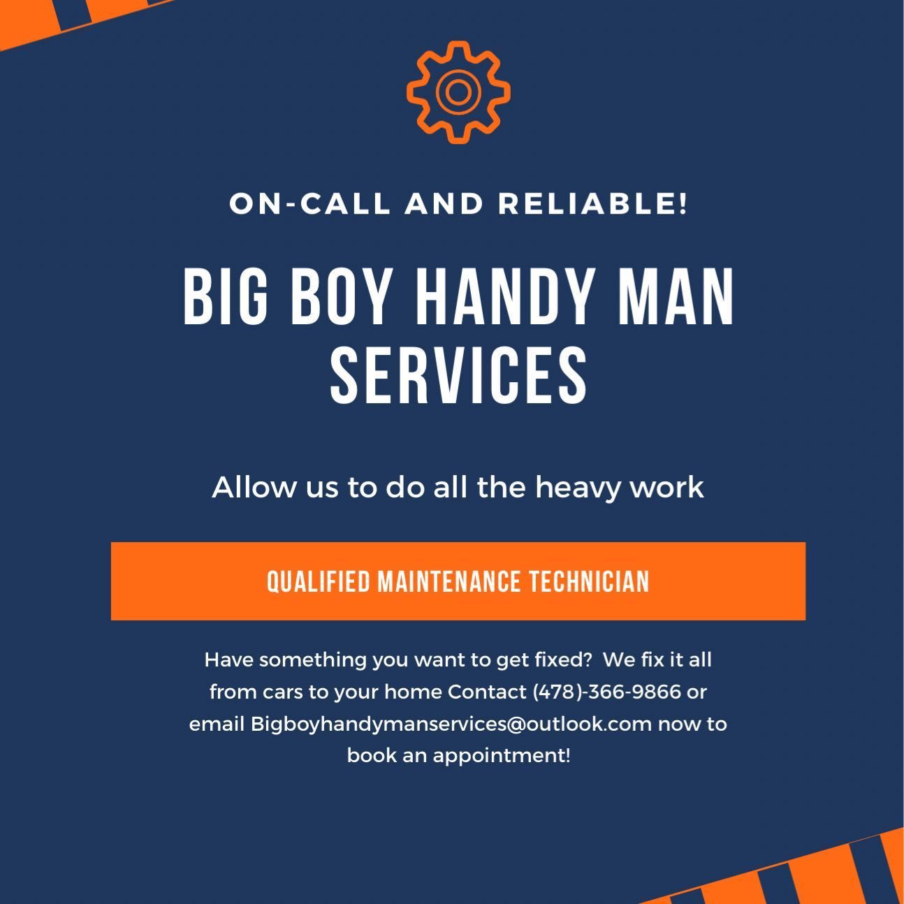 Big Boy Maintenance Services, 324 King Forest Dr, Warner Robins, 31088