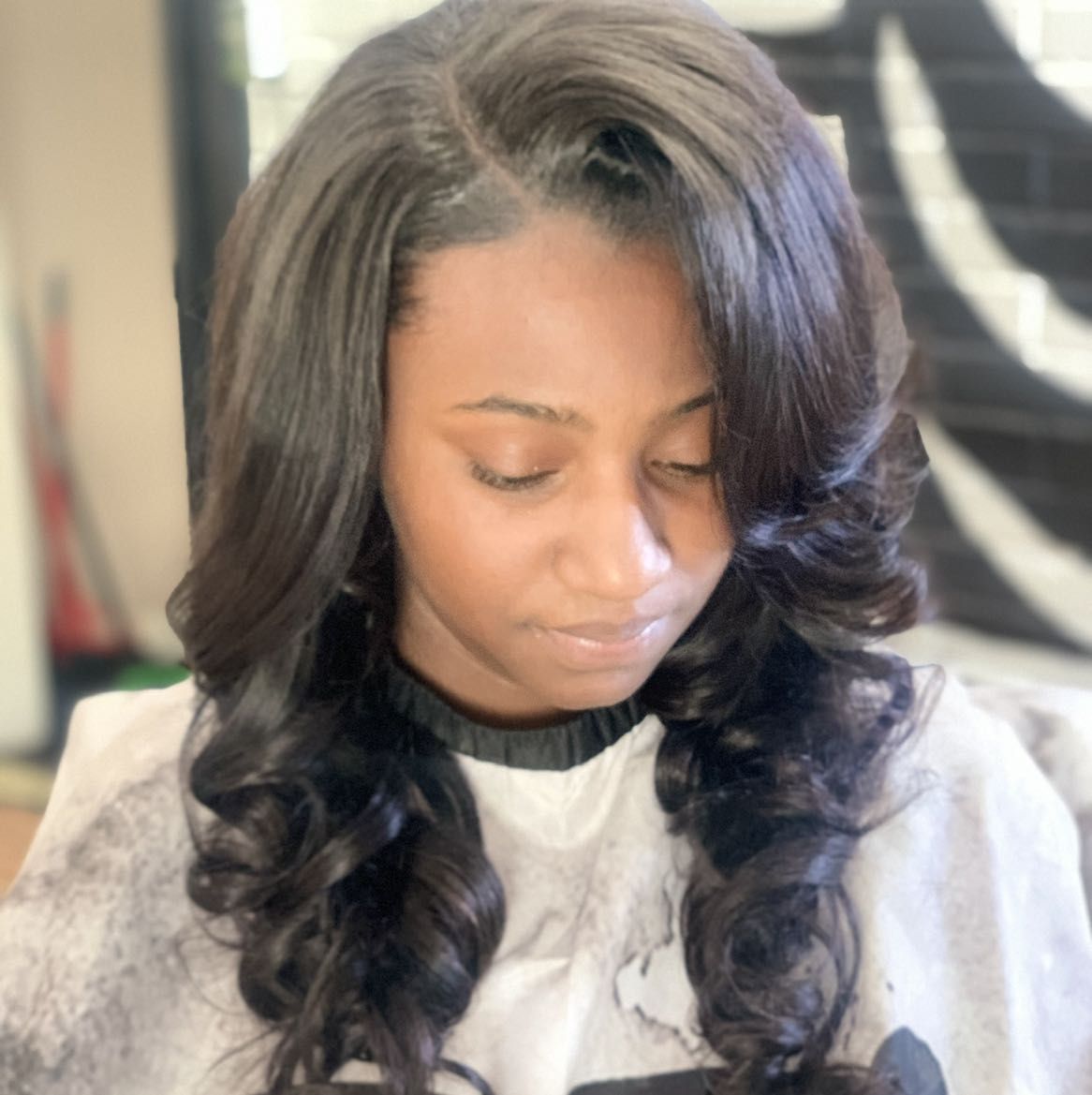 Sew in extensions with leave out portfolio
