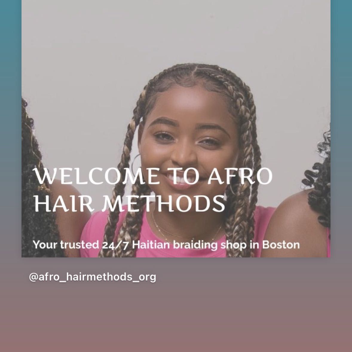 Afro Hair Methods, 6 Liberty Square, PMB # 448 Boston, Boston, 02109