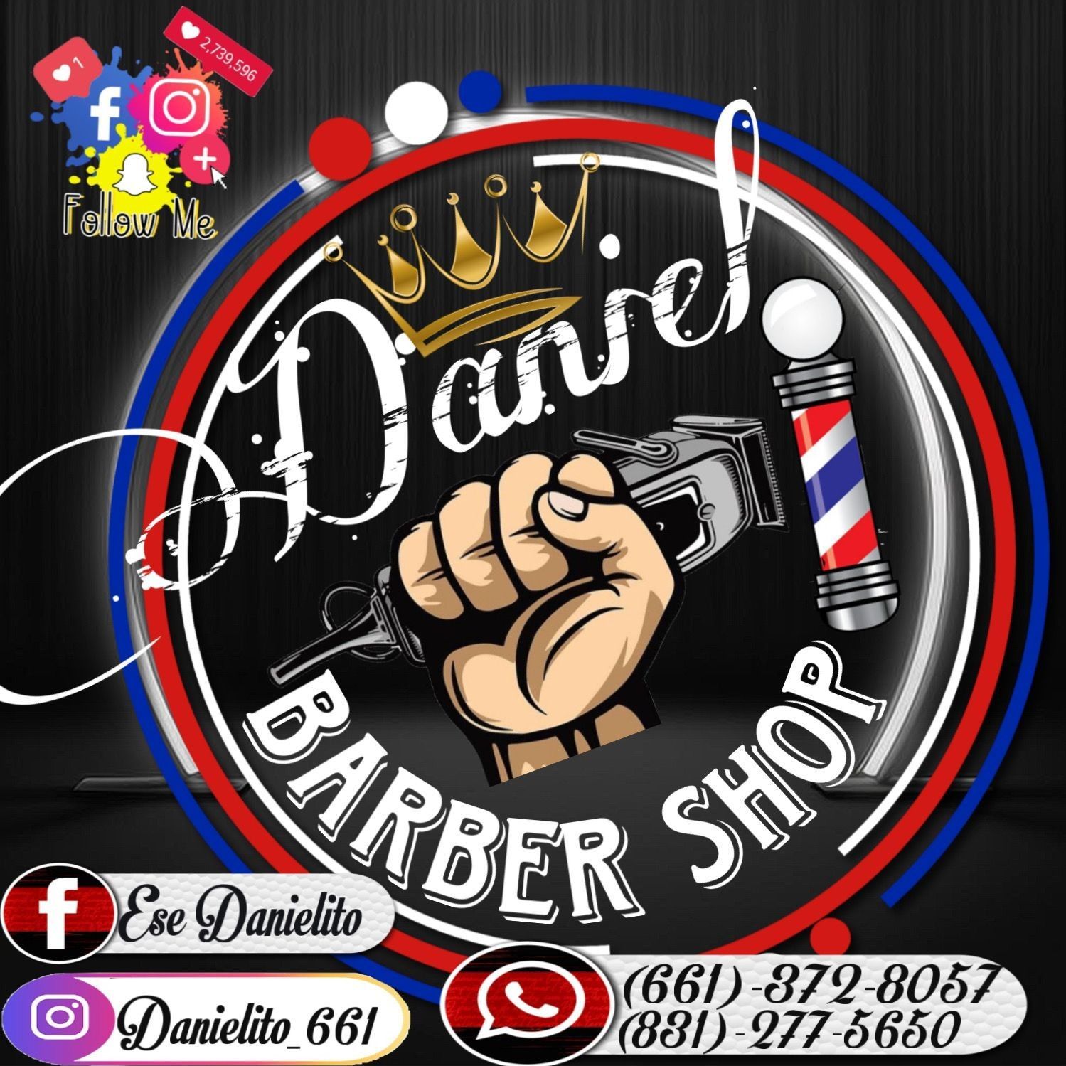 Daniel Barbershop, 45 Webb Rd, Watsonville, 95076