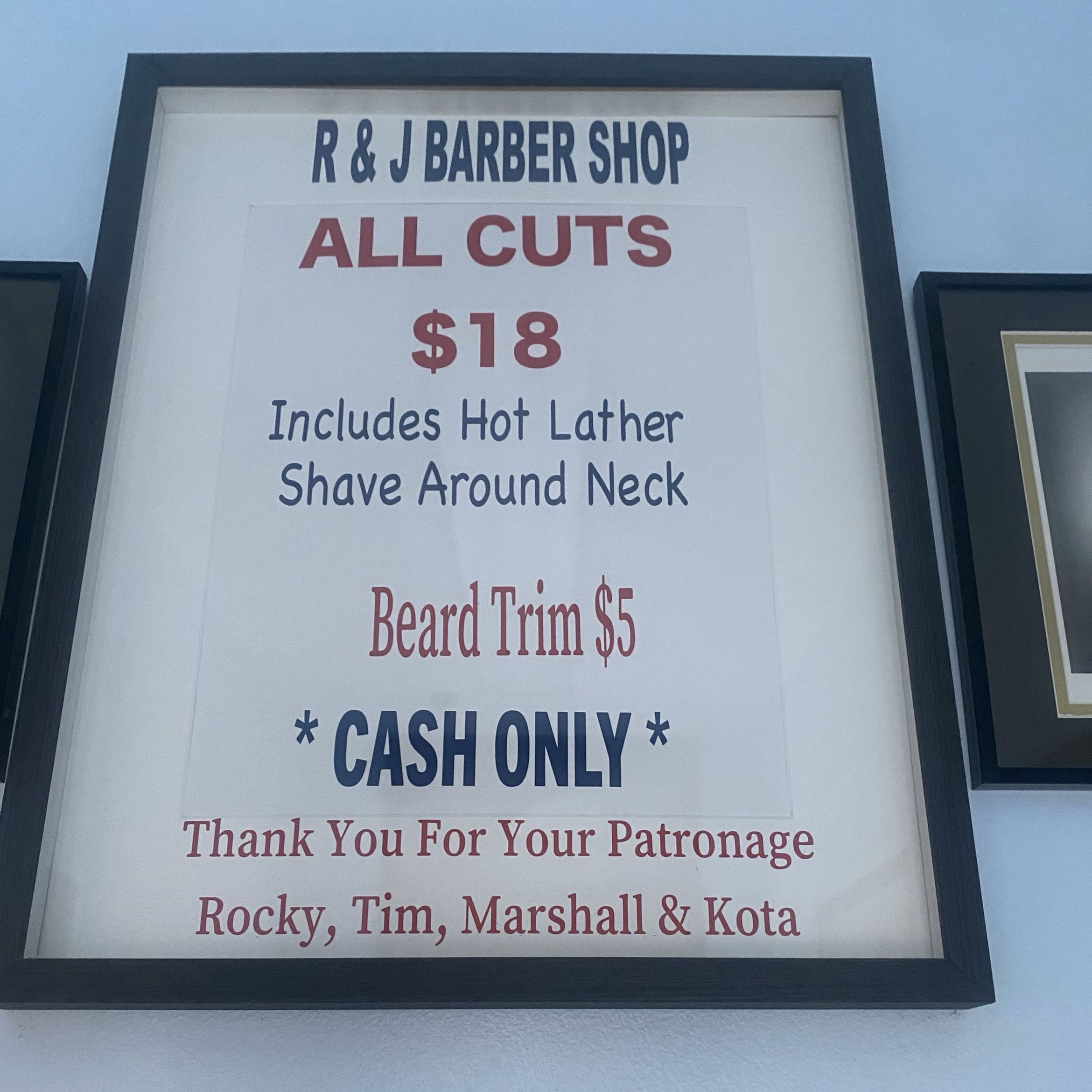 R&J Barbershop, 55 S Main St, Fairport, 14450