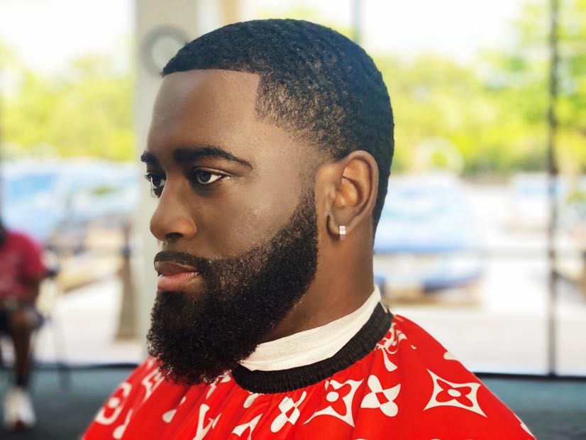 Men’s cut with full beard trim portfolio