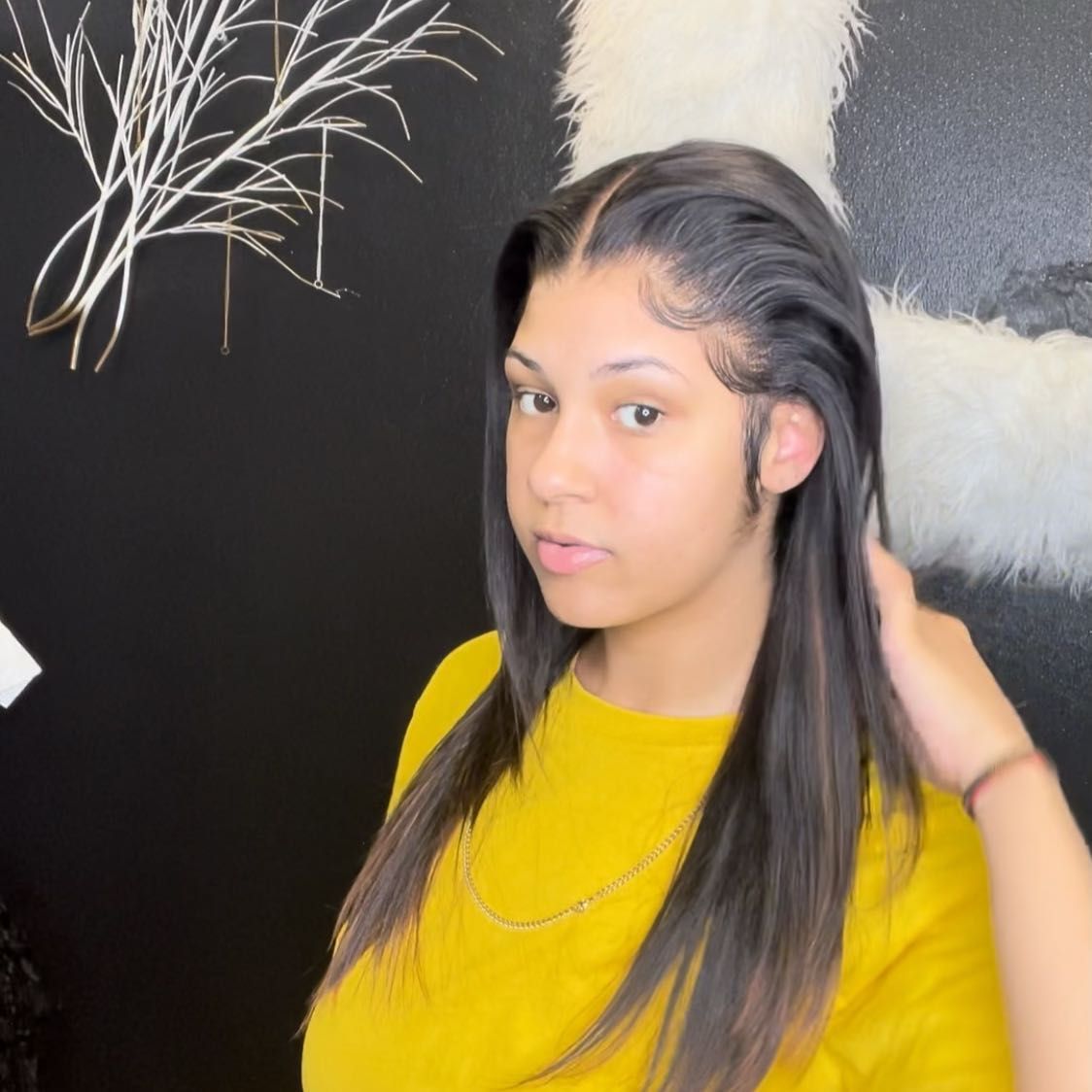 Frontal Weave Sew-In,With Natural Hair Shampoo portfolio