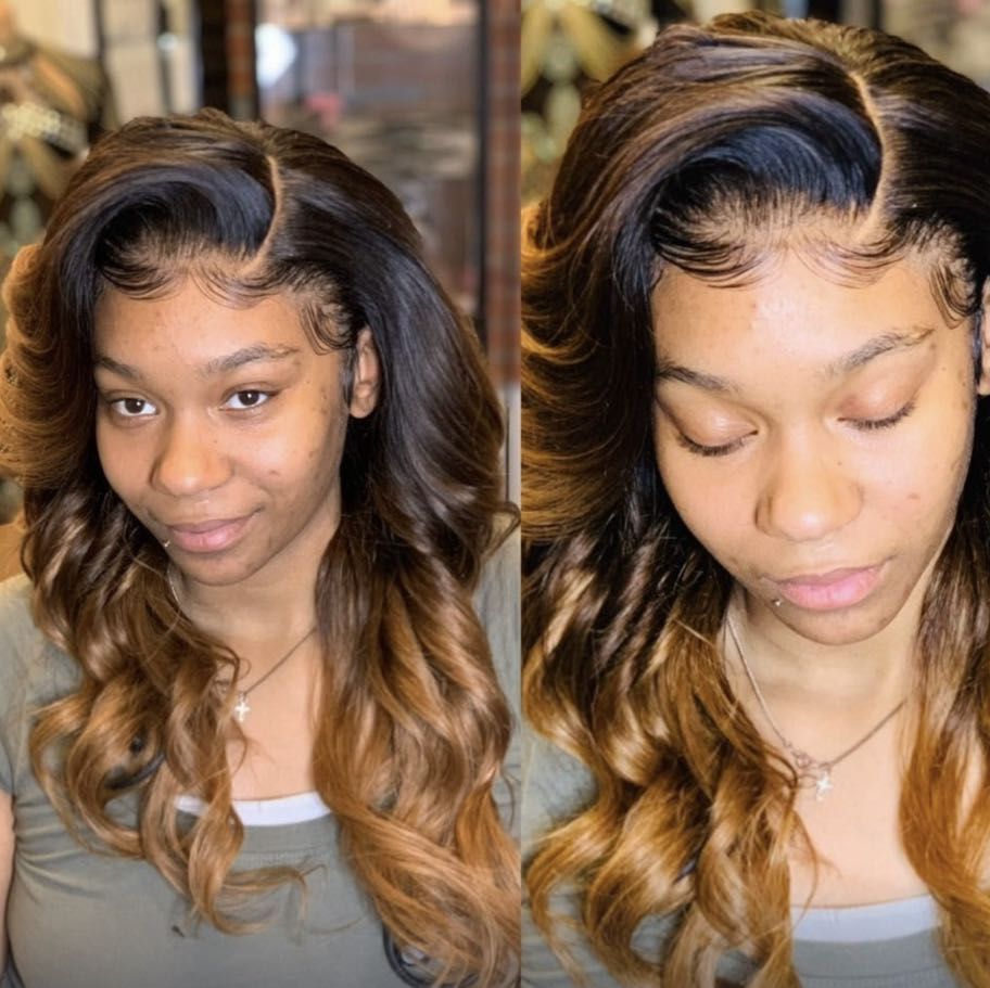 Wigs Frontal Install with Shampoo Hair,W Customize portfolio
